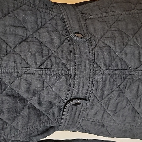 J. Crew Women's Black Mercantile Quilted Field Jacket - Size Petite Small - Picture 5 of 11